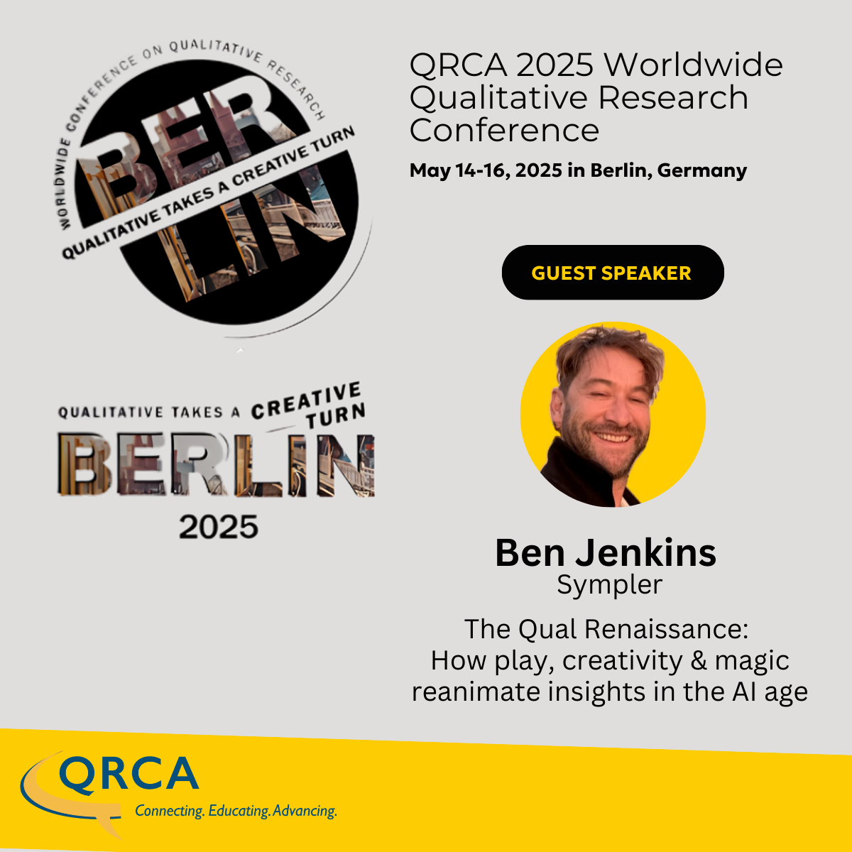 sympler speaks at QRCA Worldwide